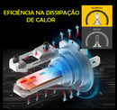 Lâmpada LED H7 Automotiva AUXITO pacote com 2Pcs e potência 60W - 6500K - DC12V