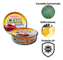Cera Automotiva Carnaúba Super Brilho 200g - Luxcar