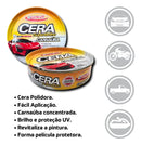 Cera Automotiva Carnaúba Super Brilho 200g - Luxcar