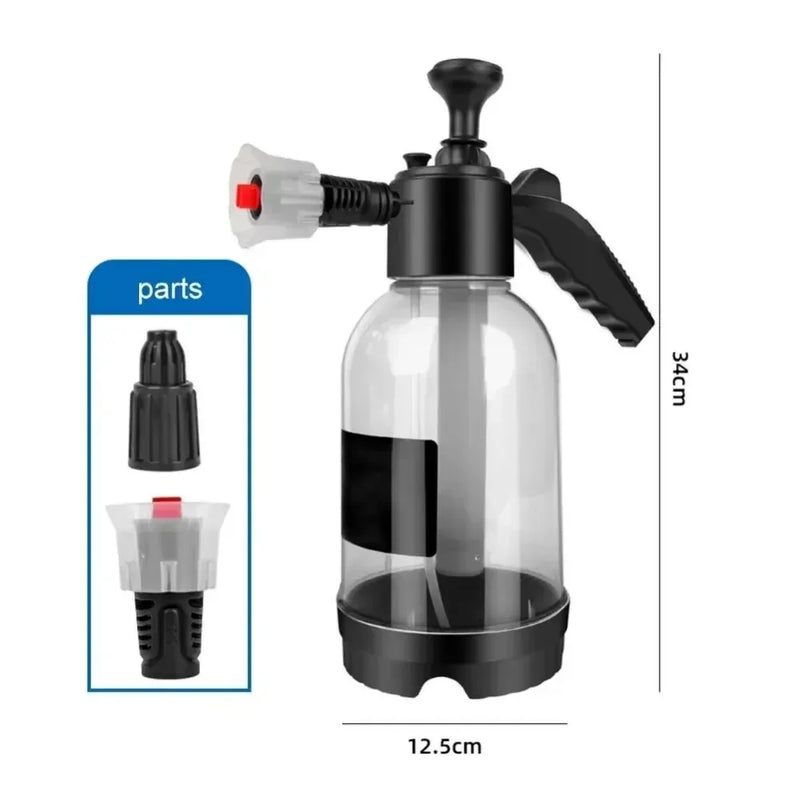 Pulverizador de espuma com pressão manual para lavagem automotiva 2 Litros