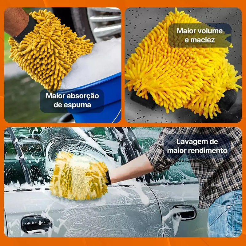 Luva de Microfibra Premium Multiuso - Vonder