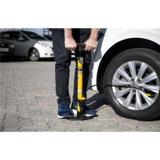 Bomba Para Encher Pneus Reforçada Com Manômetro Indica Pressão 60 cm VONDER