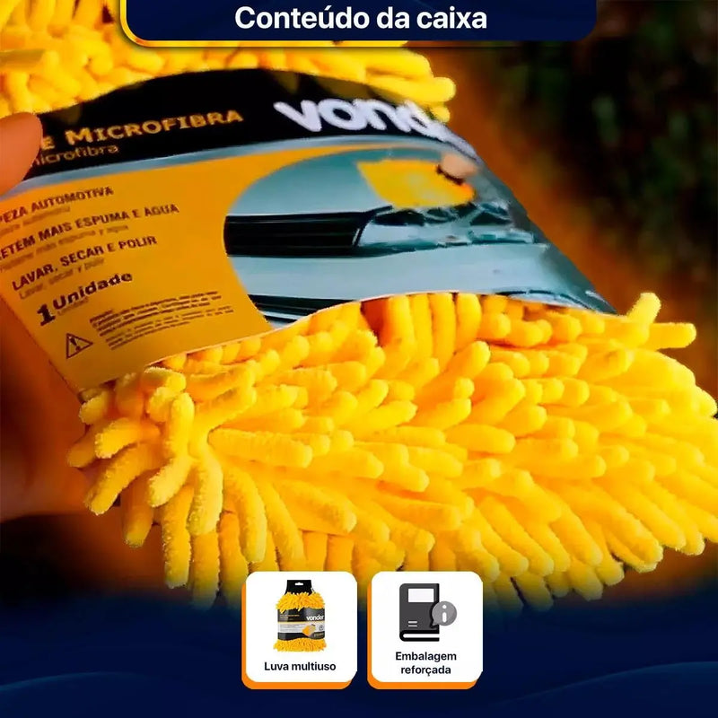 Luva de Microfibra Premium Multiuso - Vonder
