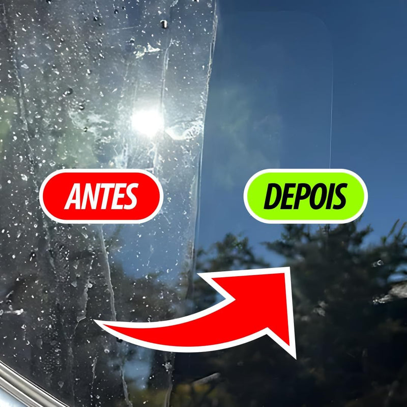 Removedor de Manchas de Chuva Ácida Vidro Novo - Luxcar