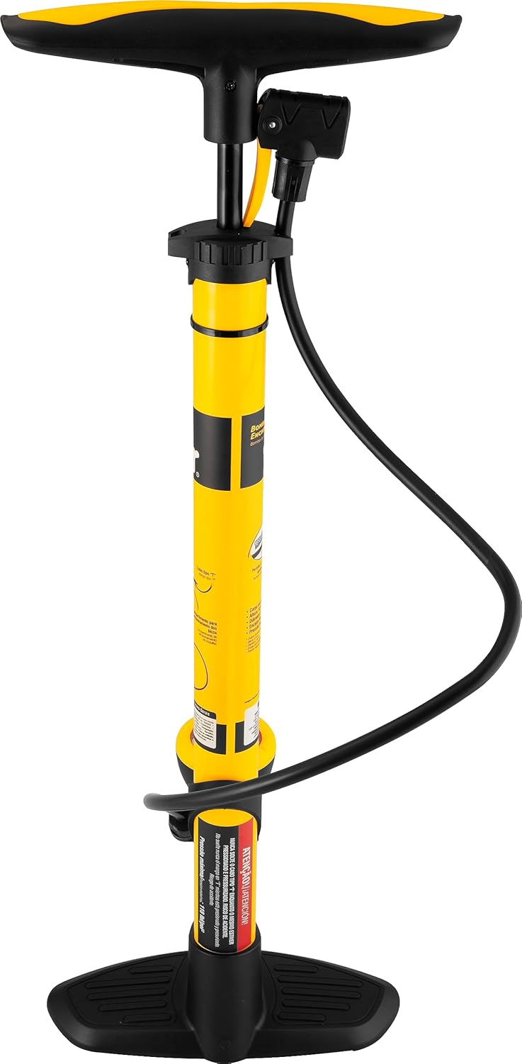 Bomba Para Encher Pneus Reforçada Com Manômetro Indica Pressão 60 cm VONDER