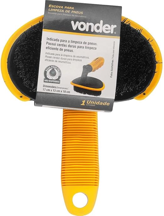 Escova para Limpeza de Pneus Automotivo - VONDER