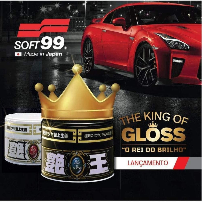 Cera Sintética The King of Gloss p/ cor escura - Soft 99