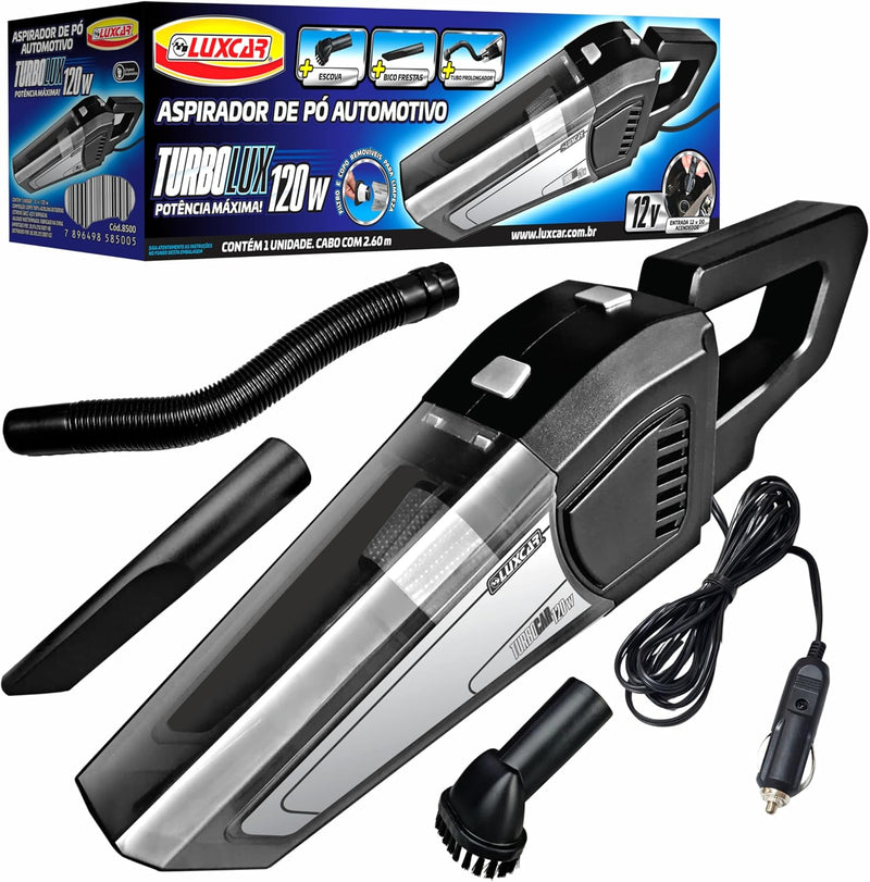 Aspirador de Pó Automotivo 12v Turbolux - Luxcar
