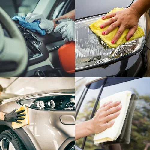 Kit panos microfibra Luxcar c/ 4 Unidades - Luxcar