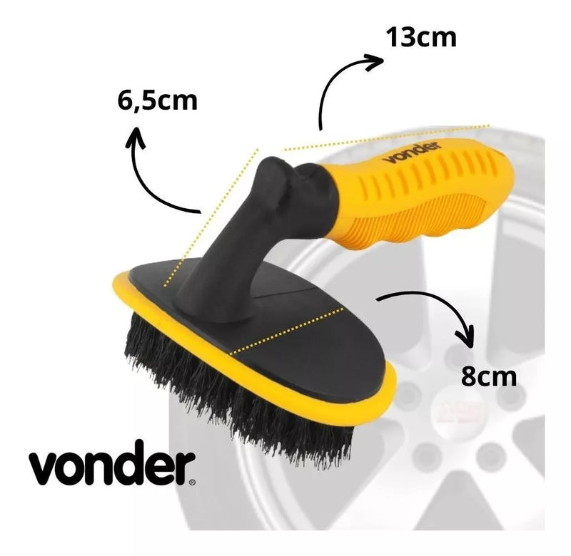 Escova para Limpeza de Pneus Automotivo - VONDER