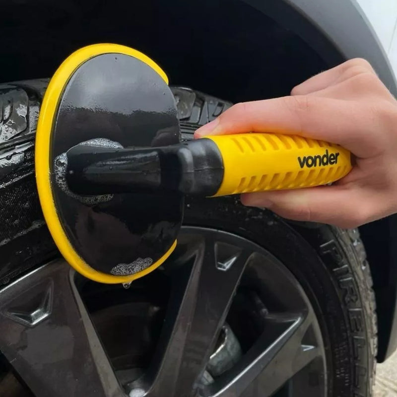 Escova para Limpeza de Pneus Automotivo - VONDER