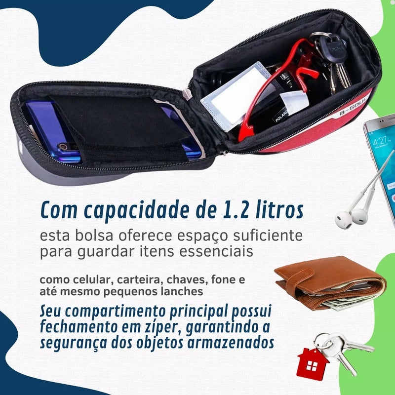 Bolsa suporte de celular para bike - impermeável (B-Soul)