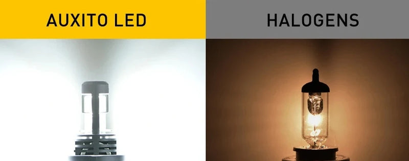 Lâmpada LED Automotiva AUXITO H4 com 6000k c/ 2 unidades