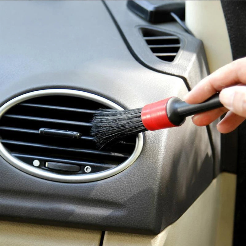 Kit de Escovas para limpeza automotiva anti-risco com 5 peças