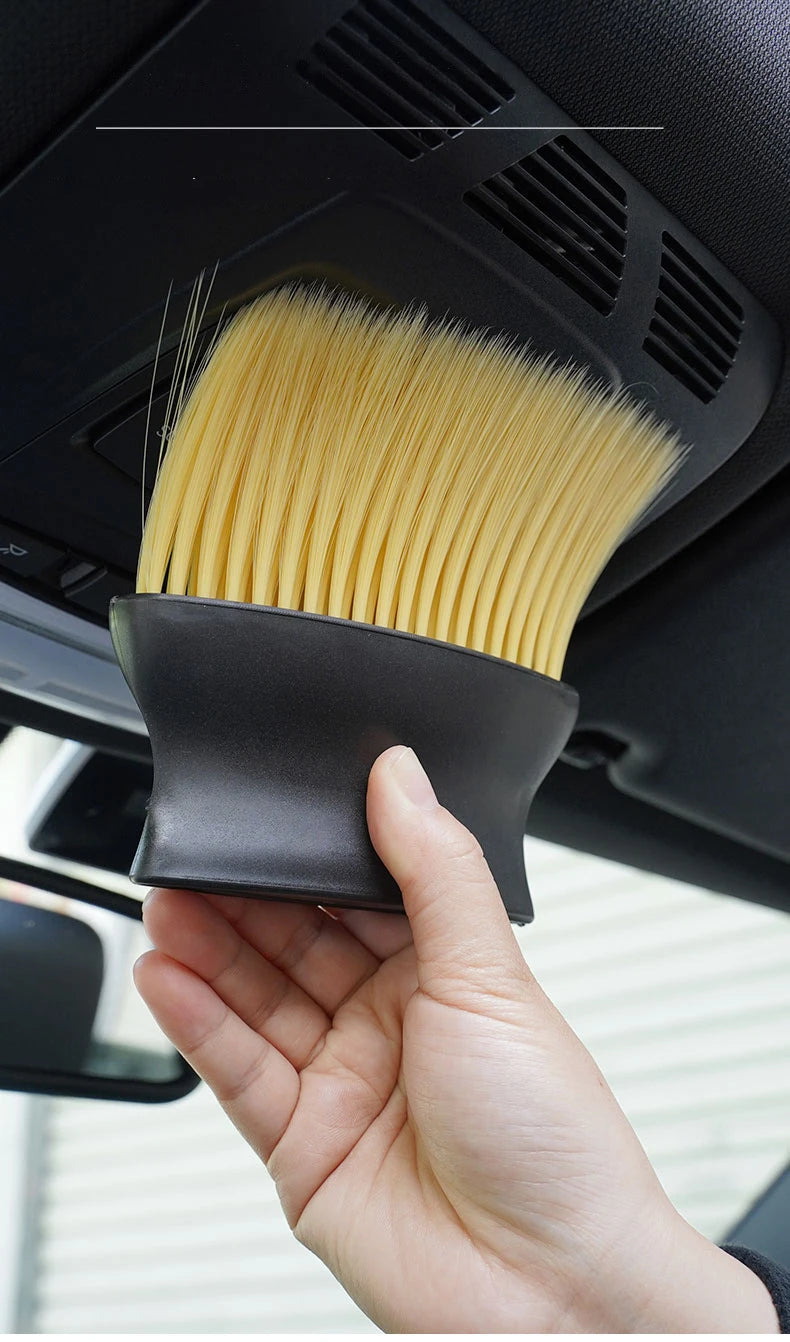 Escova de limpeza interna automotiva para poeira e limpeza em geral super macia