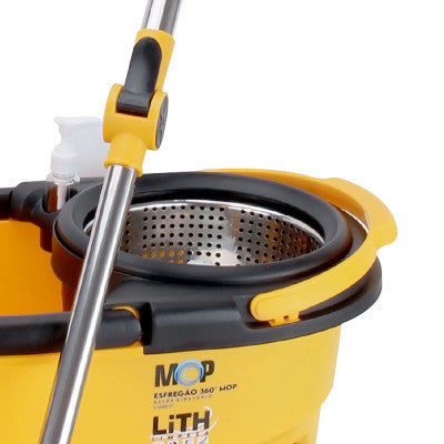 Esfregão MOP 360º Profissional Giratório c/ 8 Litros - LITH-LT6003T
