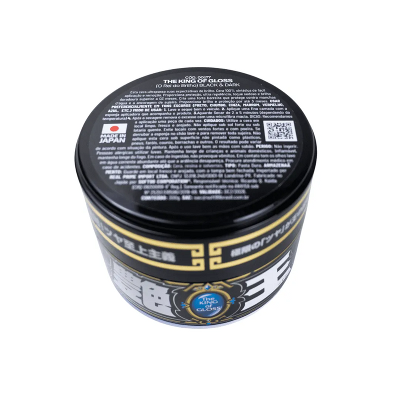 Cera Sintética The King of Gloss p/ cor escura - Soft 99