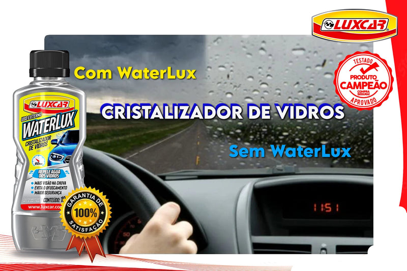Cristalizador De Vidros Waterlux Luxcar 100Ml